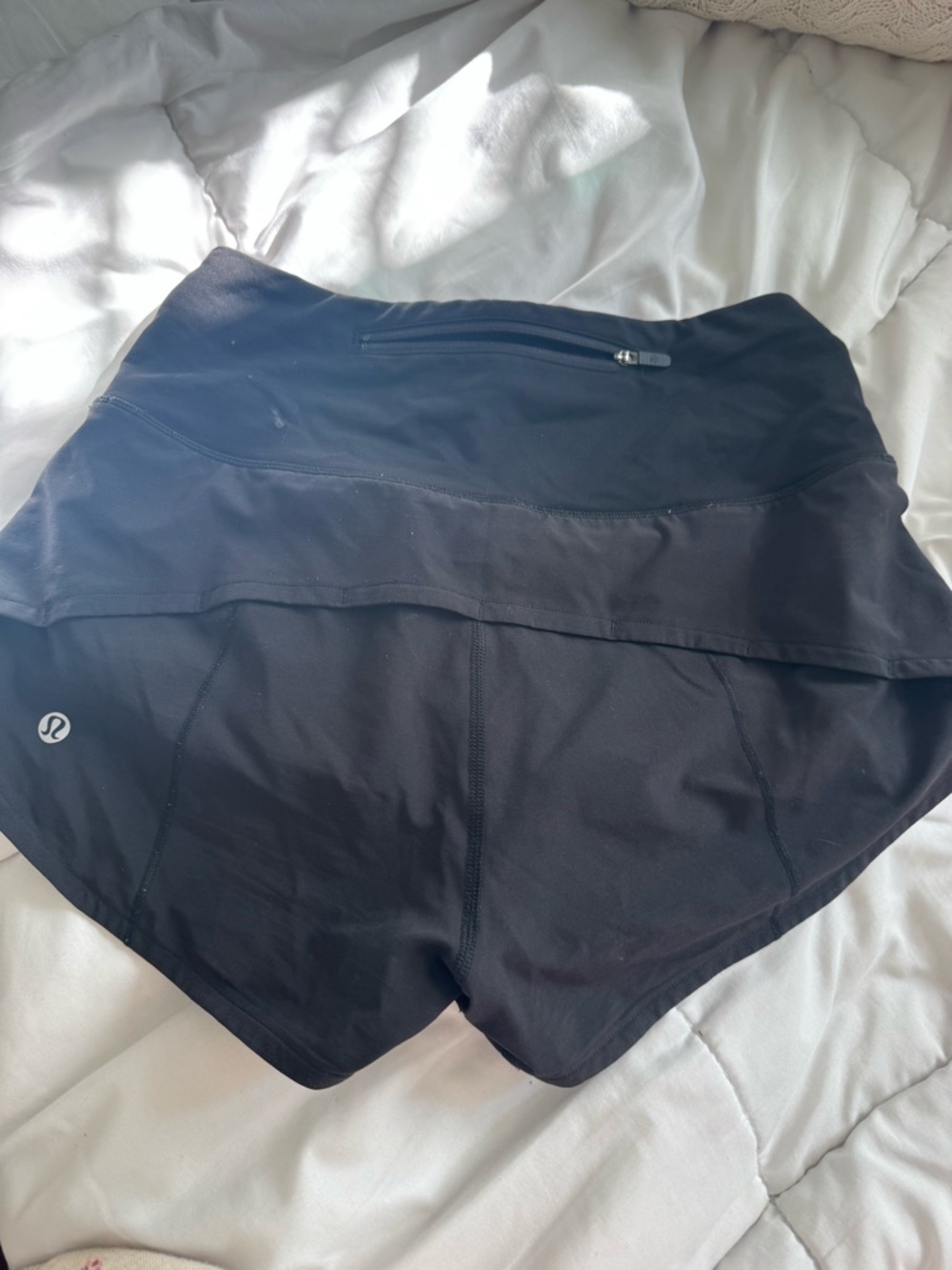 LULULEMON Women's size 2 Black speed up Shorts